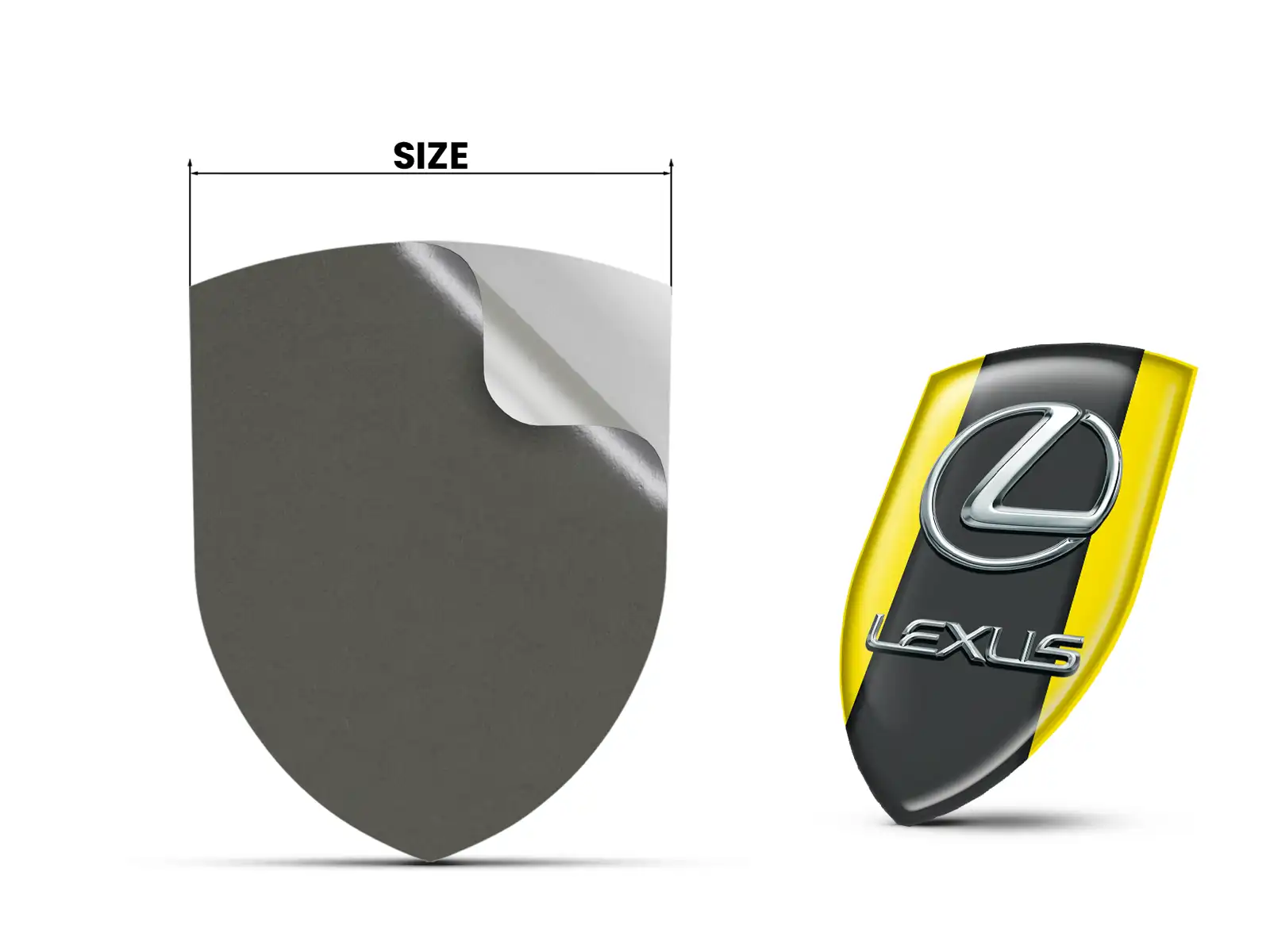 Lexus Decalcomanie Auto su Misura Resistenti Pregiate Pro